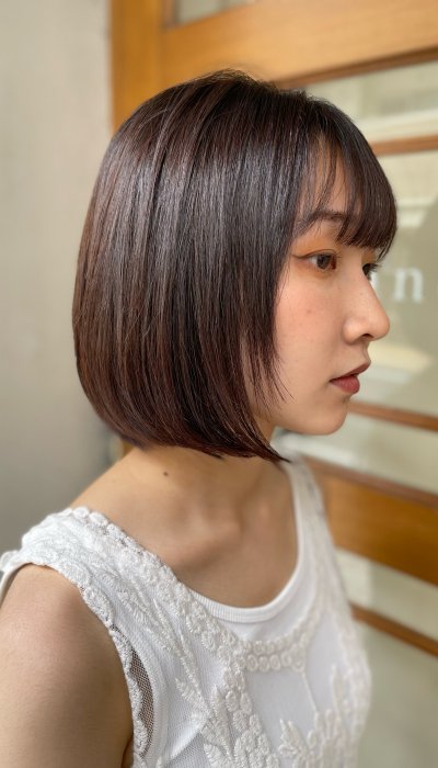 簡単スタイリング小顔ヘアシースルーバング暗髪リラクシーボブ牛島一貴.jpeg